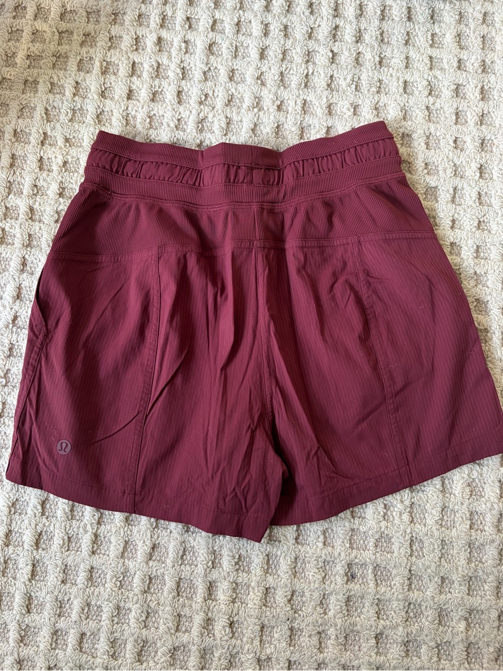 Lululemon Dance Studio High-Rise Short 3.5" Red Merlot 2 - Picture 6 of 10